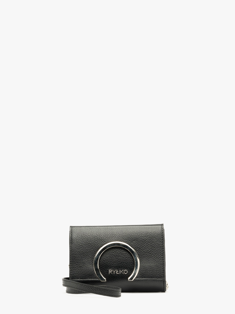 Maa, czarna torebka typu kopertówka