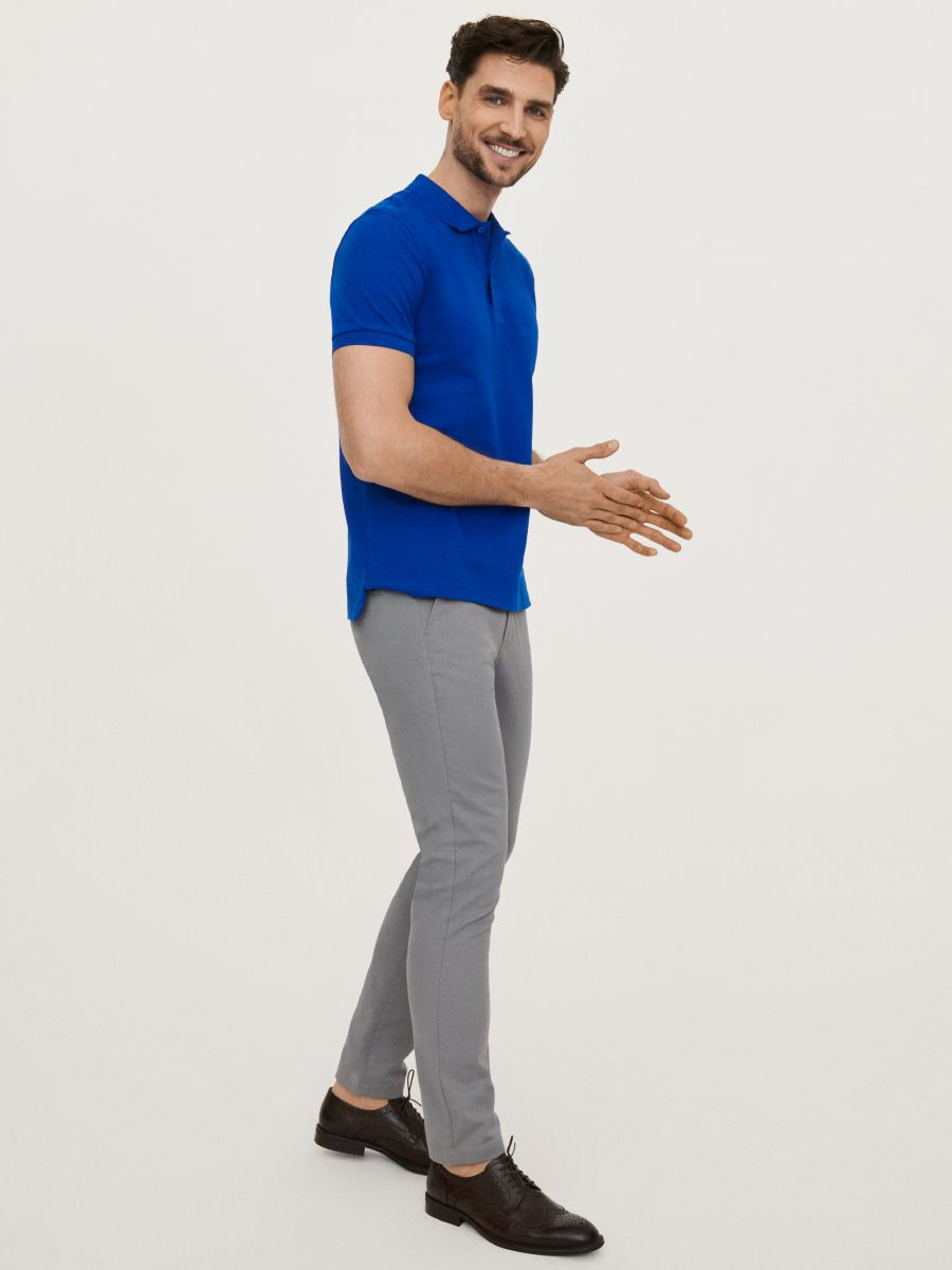 Ciemnobrzowe brogsy mskie