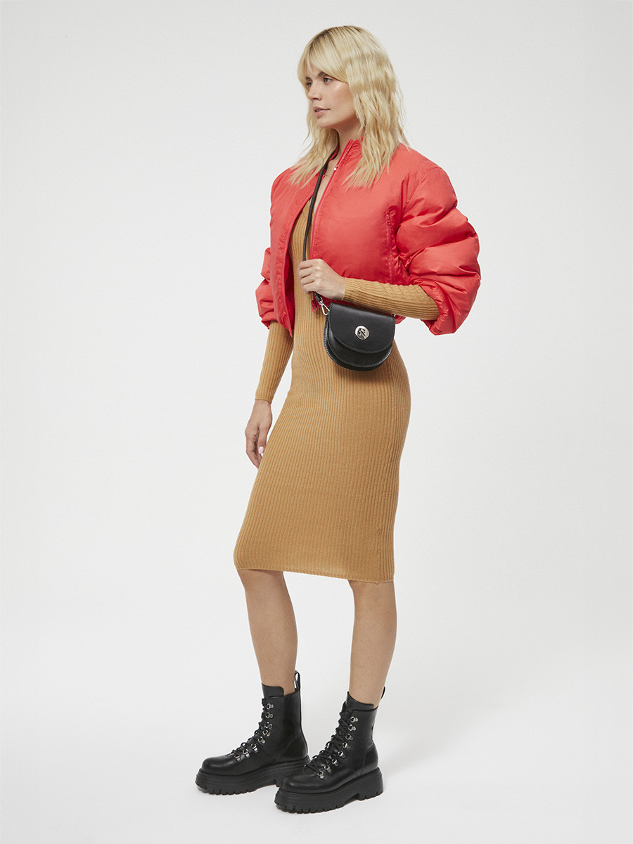 Czarne trzewiki na lekkiej podeszwie