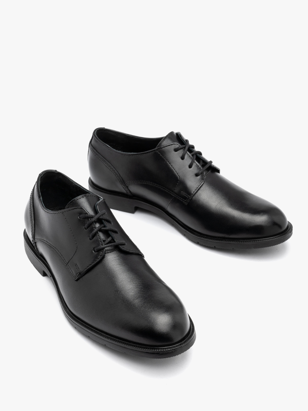 Czarny póbut mski na lekkim spodzie