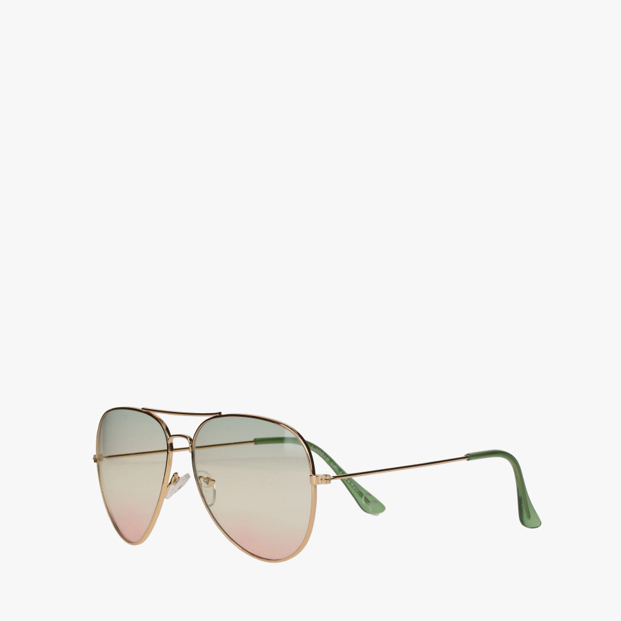 Okulary przeciwsoneczne typu pilotki z kolorowymi szkami