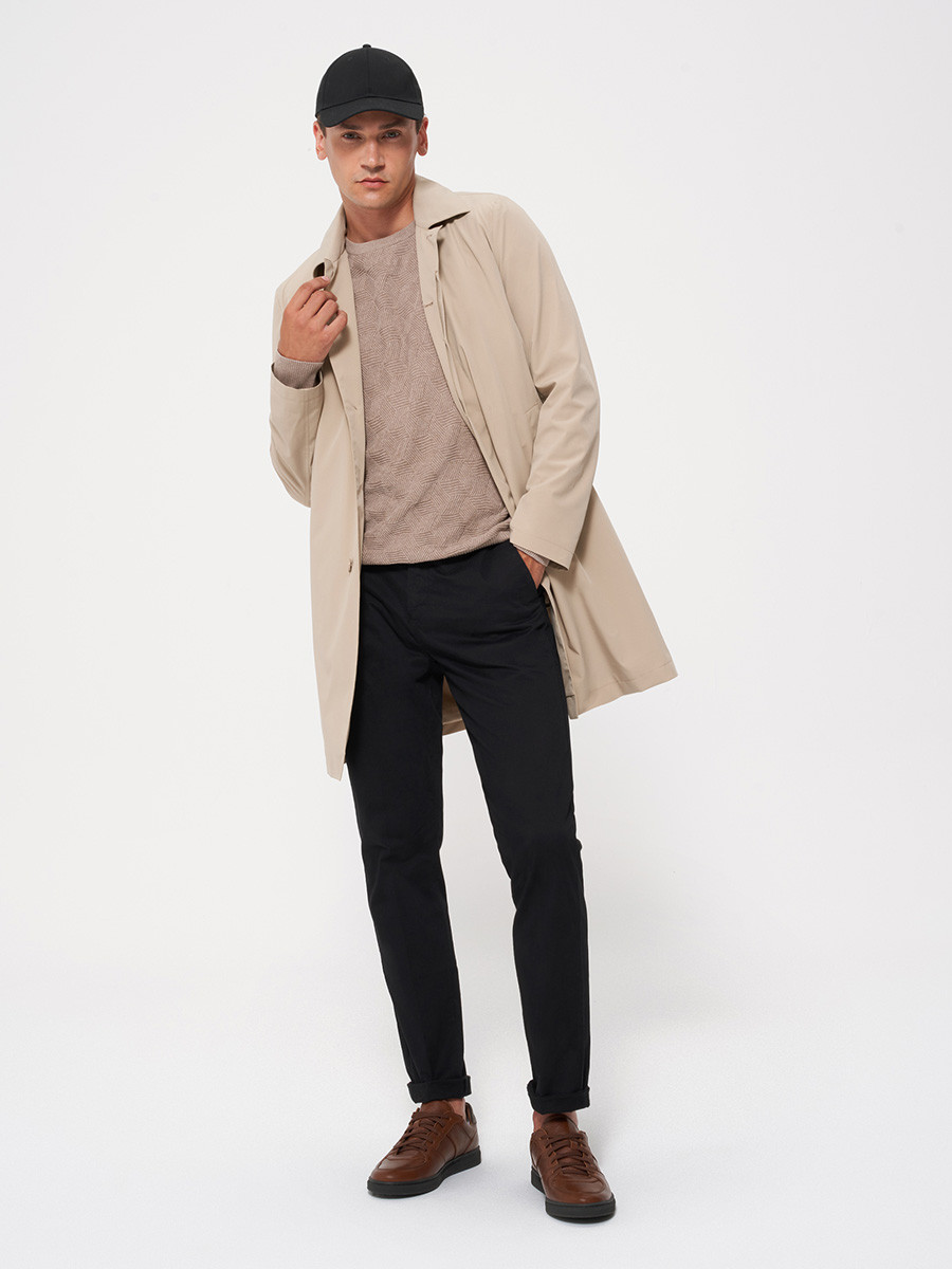 Brzowe póbuty mskie