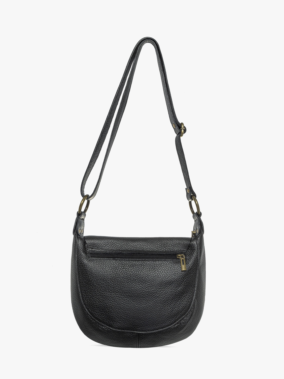 Czarna torebka z regulowanym paskiem