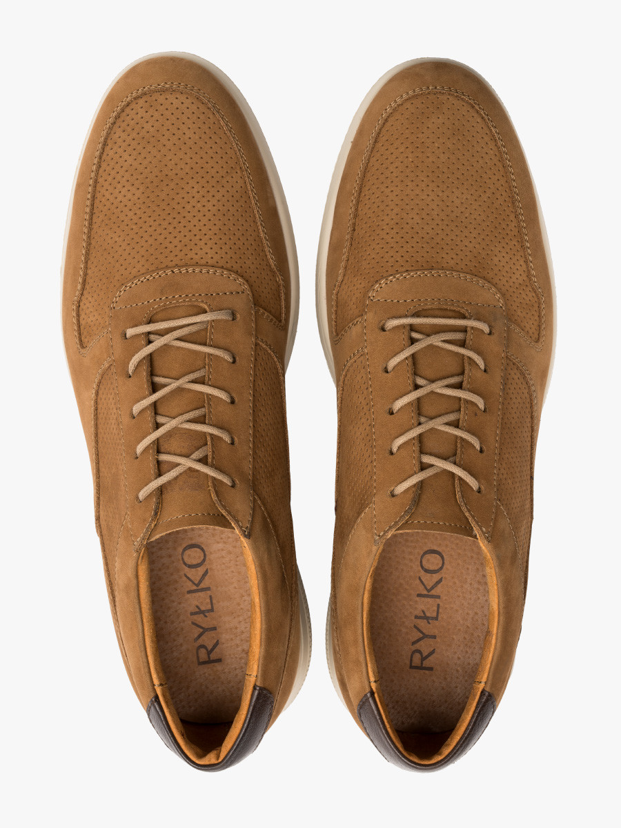 Brzowy póbut mski sportowy