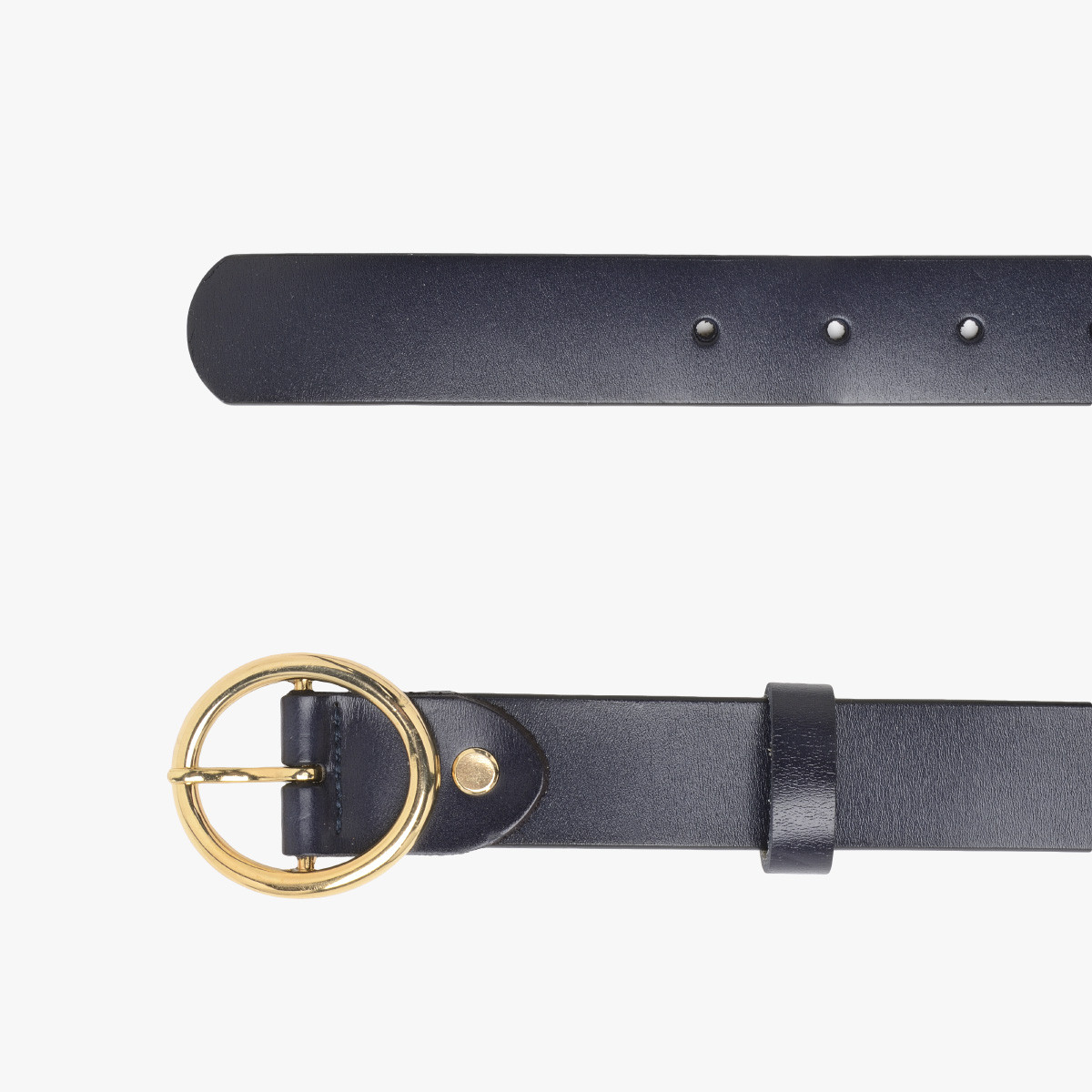 Granatowy pasek damski