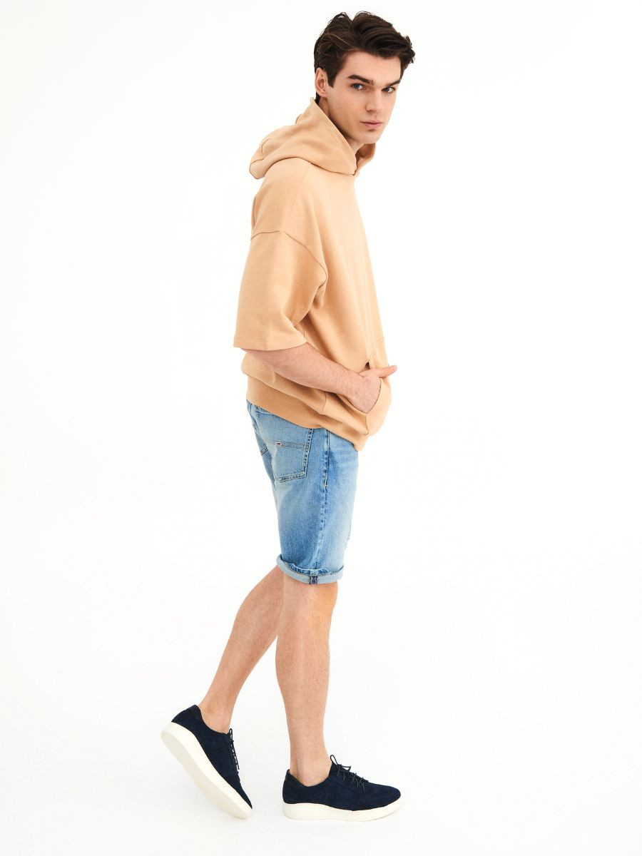 Póbuty mskie na biaej podeszwie