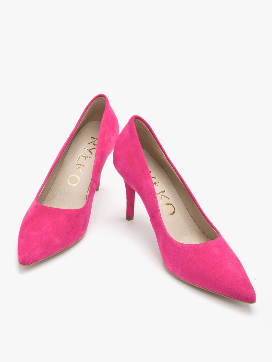 Czóenko w kolorze fuksji na szpilce