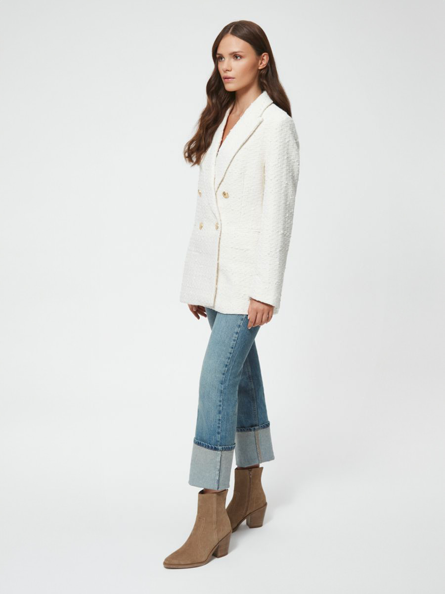 Beowe botki na masywnym obcasie