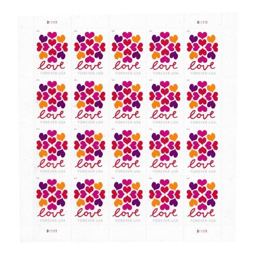 Hearts Blossom Forever Stamps 2019