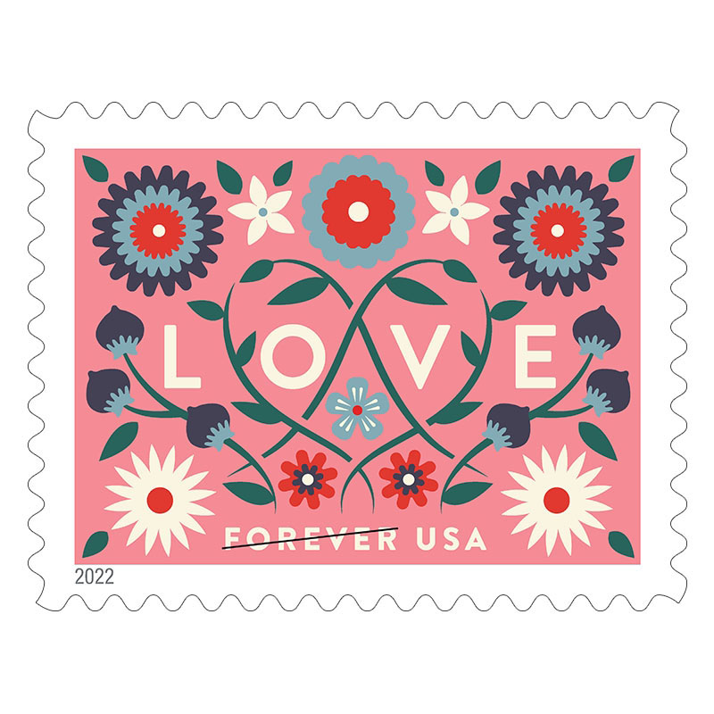 Love Forever Stamps 2022