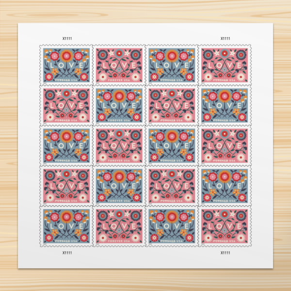 Love Forever Stamps 2022
