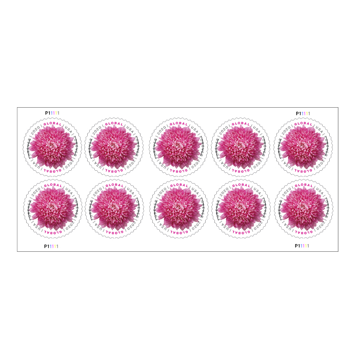 2020 Global Chrysanthemum Forever Stamps