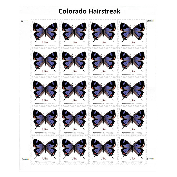 Colorado Hairstreak Stamps 2021