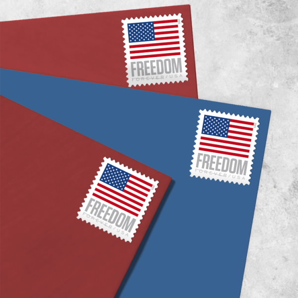2019 U.S. Flag Stamps &2022 U.S. Flag Stamps