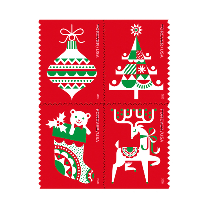 Holiday Delights Forever Stamps 2020