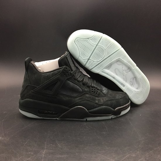 KAWS X Air Jordan 4 Cool Black