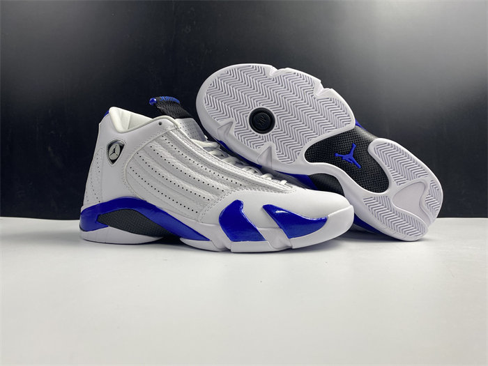 Jordan 14 Retro White Hyper Royal 487471-104