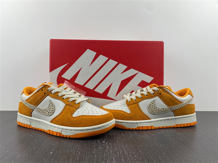 Nike Dunk Low AS Safari Swoosh Kumquat DR0156-800