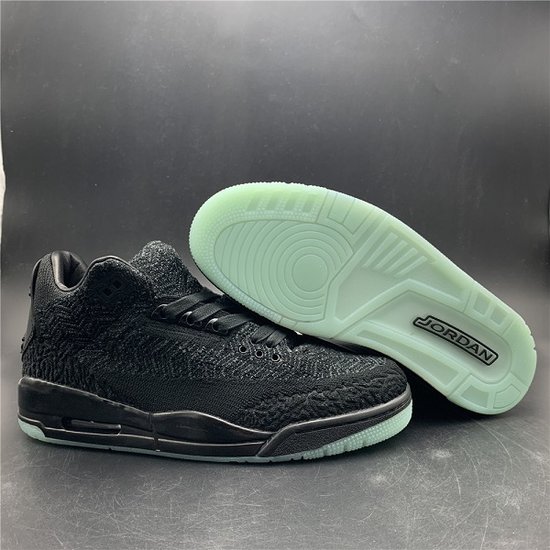 AIR JORDAN 3 RETRO FLYKNIT ''BLACK'' AQ1005-001