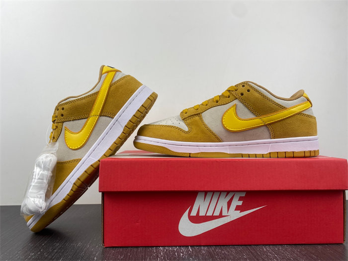 Nike Dunk Low WMNS “Gold Suede” DV7411-200