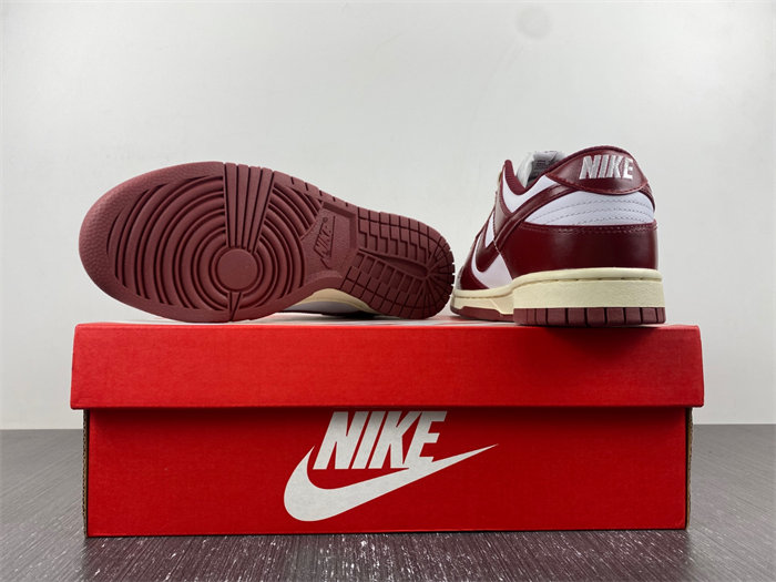 Nike Dunk Low PRM “Team Red” FJ4555-100