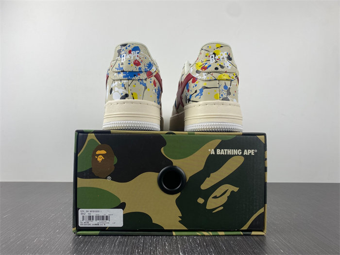 A Bathing Ape Bape Sta Paint Beige