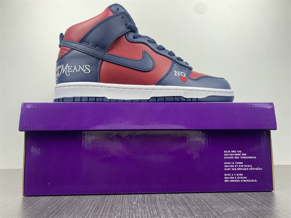nike sb dunk high S*p*e by any means navy dn3741-600