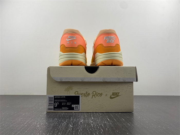 Nike Air Max 1 Puerto Rico “Orange Frost” FD6955-800