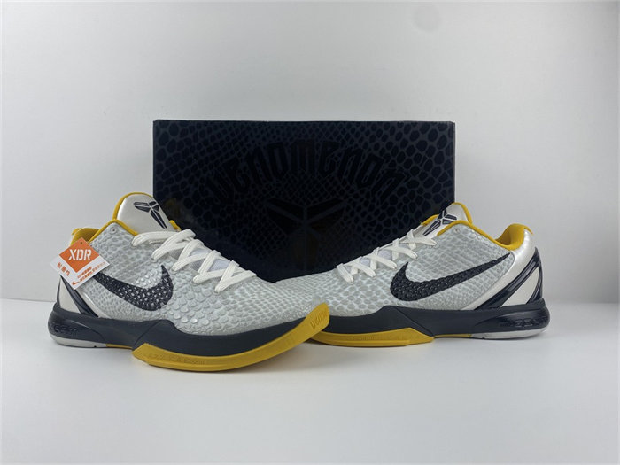 Nike Zoom Kobe 6 White Del Sol 436311-101