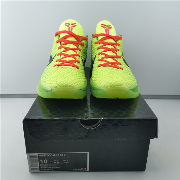 Nike Kobe 6 Grinch 429659-701