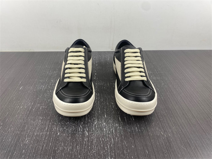 Rick Owens Strobe Vintage Low Black Suede RU01C4897 LP0LVS