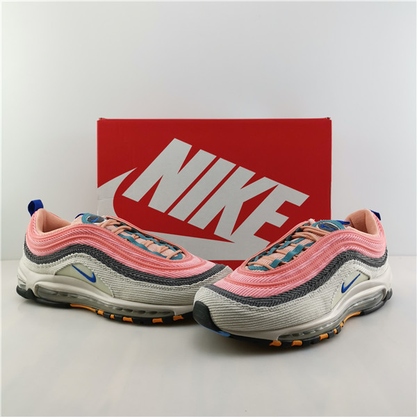 NIKE AIR MAX 97 “CORDUROY PACK” WHITE/PINK CQ7512-462