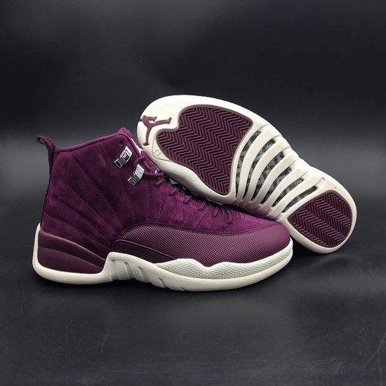 PSNY X Air Jordan 12 “Bordeaux” BordeauxMetallic Silver-Sail