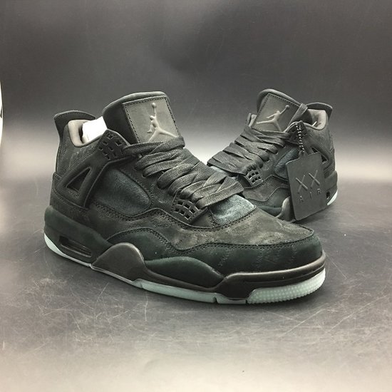 KAWS X Air Jordan 4 Cool Black