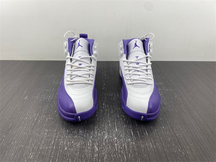 Jordan 12th Generation Nike Air Jordan 12 White Purple Headcoat Authentic 50., Product Number CT8013-150