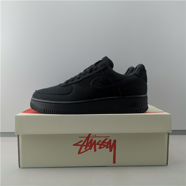 STUSSY X AIR FORCE 1 LOW BLACK CZ9084-001