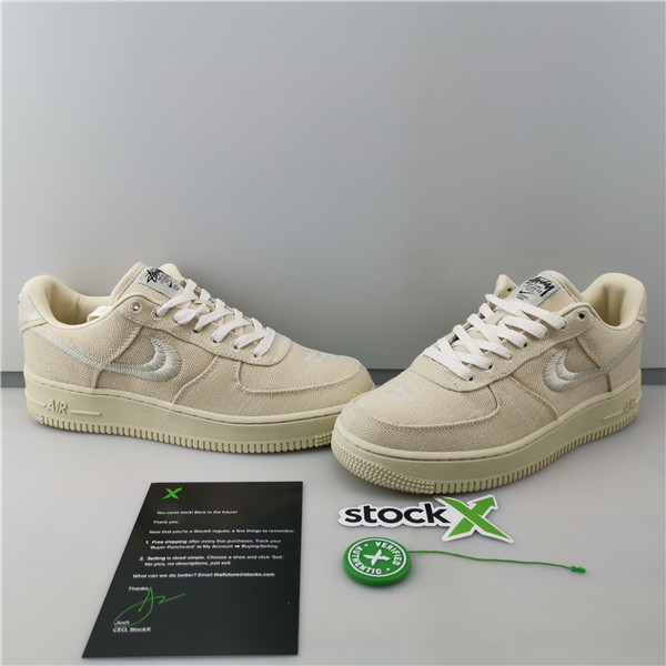 Stussy x Nike Air Force 1 Low “Fossil Stone” CZ9084-200