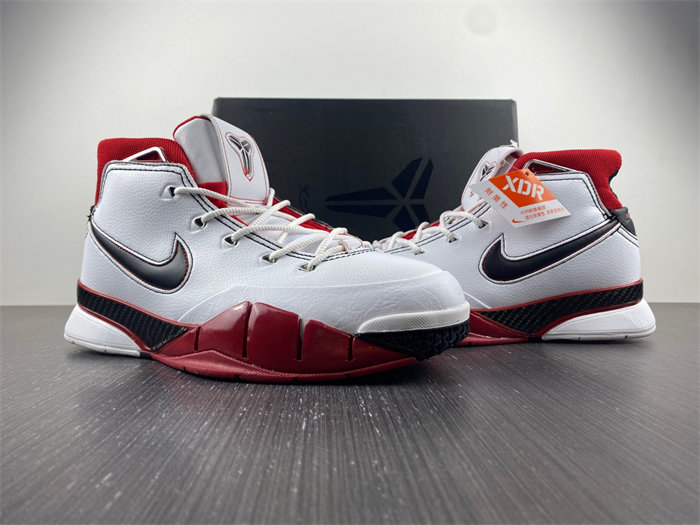 Nike Kobe 1 Protro White Black Red AQ2728-102