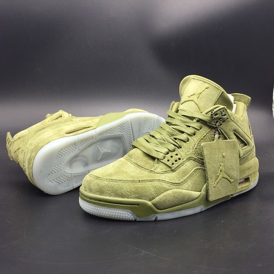 Air Jordan 4 KAWS ''Cool Green'' Glow In Dark