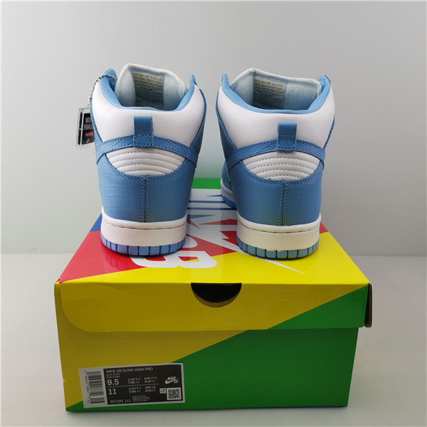 Sup*e x nike dunk high pro sb blue 307385-141