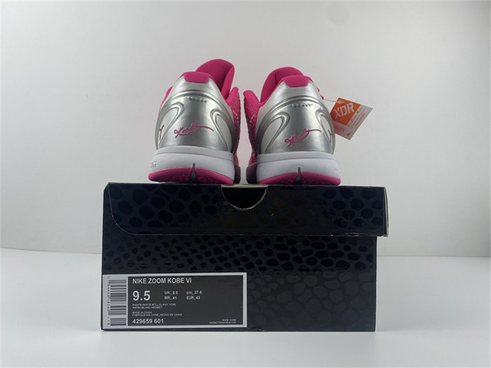 Nike Kobe 6 Kay Yow Think Pink 429659-601