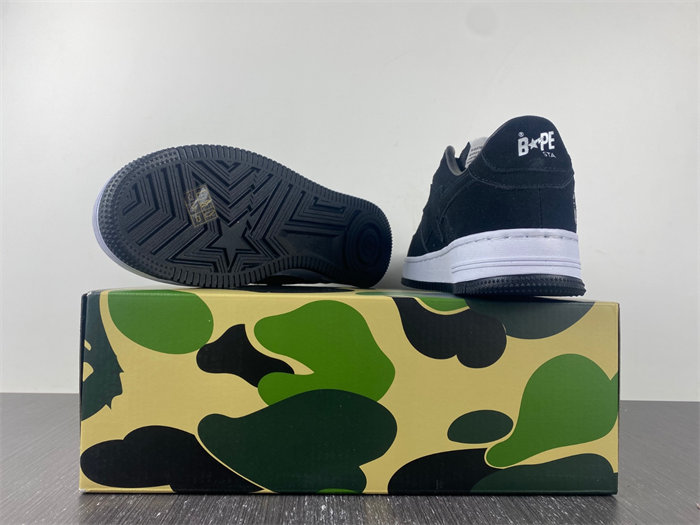 A Bathing Ape Bape Sta Black Suede