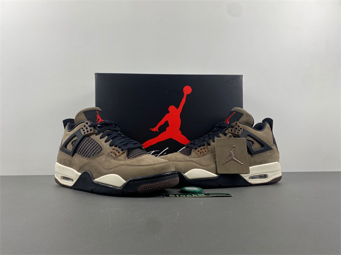 Travis Scott x Air Jordan 4 Retro Brown TS  AJ4-882335