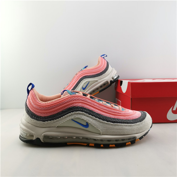 NIKE AIR MAX 97 “CORDUROY PACK” WHITE/PINK CQ7512-462