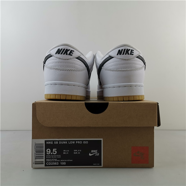 Nike SB Dunk Low Orange Label White Black CD2563-100