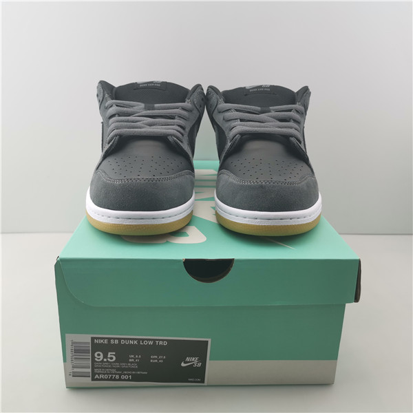 Nike SB Dunk Low Dark Grey Black Gum AR0778-001