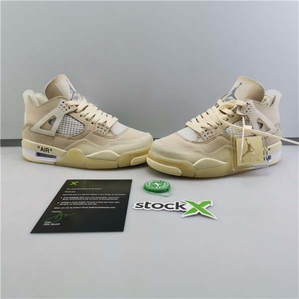 AIR JORDAN 4 X OFF WHITE AQ9129-002