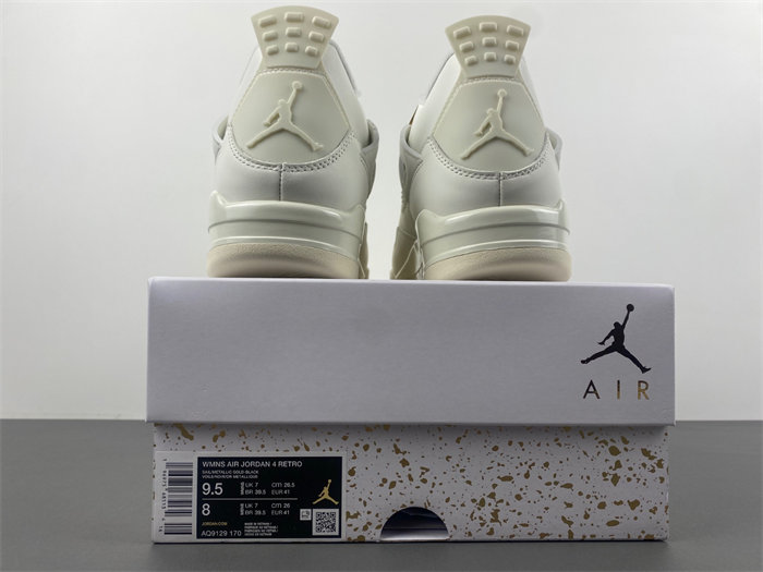 Air Jordan 4 “Metallic Gold”   AQ9129-170