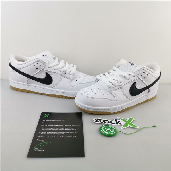 Nike SB Dunk Low Orange Label White Black CD2563-100