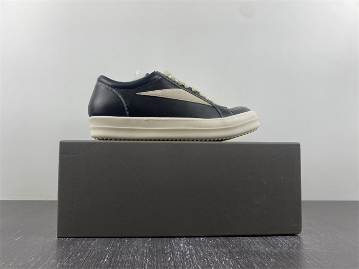 Rick Owens Strobe Vintage Low Black Suede RU01C4897 LP0LVS